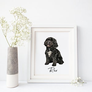 Dog Lovers, Cockapoo, Dog Wall Art, Dog Prints, Dog Art, New Home, Gift for Dog Owners, Art, Paintings, Cockapoo Print