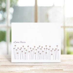 Personalized Note Cards, Note Cards, Flower Note Cards, Flowers, Thank You Cards, Flower, Stationery, Stationary, Mother&#39;s Day