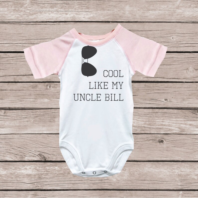 Gift From Uncle Baby Shower Gift Pink New Uncle Baseball Tee Niece Uncle/'s Girl My Uncle Loves Me Uncle Cotton Gift for Niece
