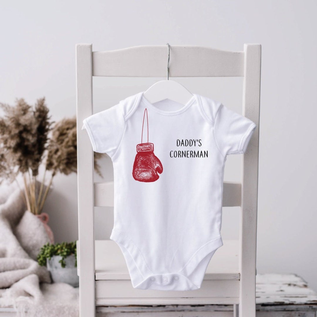 Body Bébé "Ma Mission : Boxe Avec Papa" – Body Bébé Drôle Et Tendre Imprimé En France