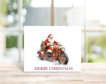 Tarjeta De Navidad: Santa Claus Con El Trineo Stock de ilustración Tarjeta De Navidad: Santa Claus Con El Trineo Stock de ilustración