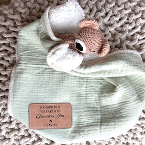 Memorial Baby Gift, Handpicked for Earth, Gift from Heaven, Guardian Angel Gift, Grandmother, Grandfather, Brother, Sister, Aunt, Uncle