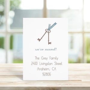 Moving Announcements, We&#39;ve Moved, New Home, New Address Cards, Moving Cards, New Address Announcements, We&#39;ve Moved Cards, House Warming