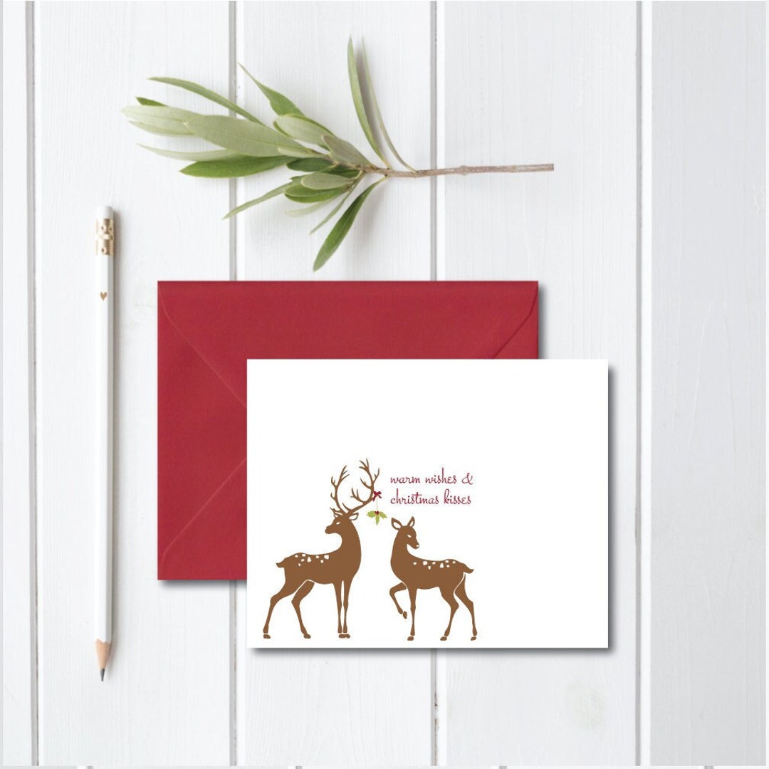 Christmas Cards, Deer Christmas Cards, Deer, Reindeer, Holiday Cards ...