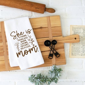 Mother&#39;s Day, Mother&#39;s Day Gift,  Kitchen Towel, Dish Towel, Gift For Her, Gift For Mom,  Tea Towel, Farmhouse Decor, Kitchen Towels