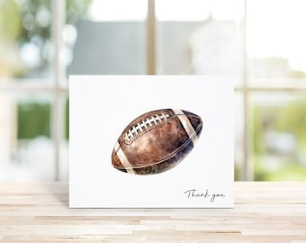Football Thank You Cards