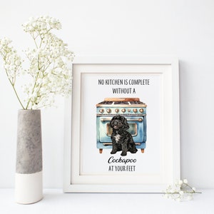Dog Lovers, Cockapoo, Dog Wall Art, Dog Prints, Dog Art, New Home, Gift for Dog Owners, Art, Paintings, Cockapoo Print