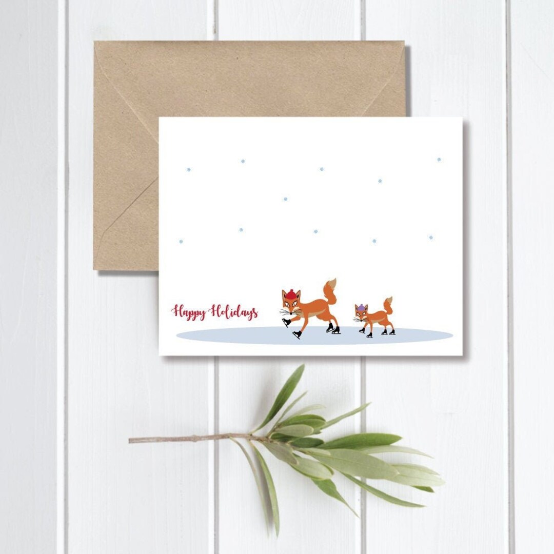 Fox Christmas Cards, Fox, Foxes, Christmas Cards, Holiday Cards