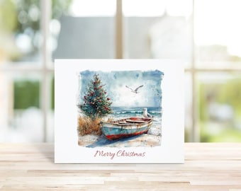 Beach Christmas Cards : Seagulls
