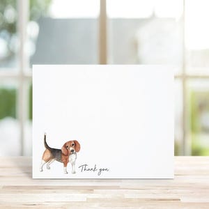Cadeau pour propriétaire de beagle, Beagles, papeterie pour chien, cartes de correspondance personnalisées, papeterie, cadeau pour amoureux des chiens