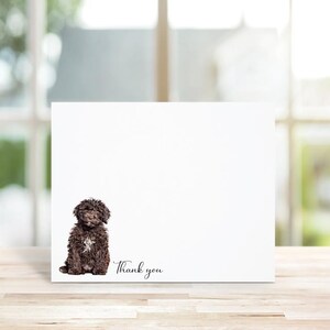 Chien d'eau portugais, Cartes de correspondance chien d'eau portugais, Cartes de correspondance, Papeterie, Papeterie pour chien, Cartes de correspondance personnalisées, Amoureux des chiens