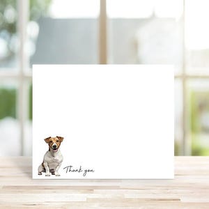 Jack Russell, Terrier, Cartes de correspondance, Papeterie pour chien, Amoureux des chiens, Papeterie pour chien, Cartes de correspondance personnalisées, Ensemble de papeterie, Cadeau pour amoureux des chiens