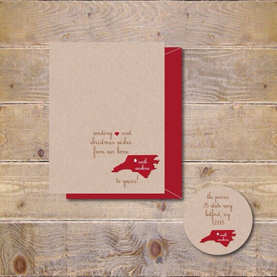 Greetings assorted holiday american christmas postcards than Christmas Cards State States Holiday Cards Christmas Card | Etsy