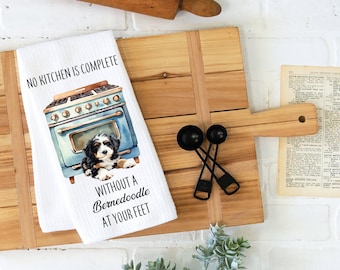 Bernedoodle Dish Towel