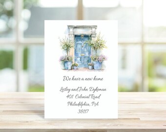 Moving Announcements, We've Moved, New Home, New Address Cards, Moving Cards, Change of Address Cards, We've Moved Cards, Front Door