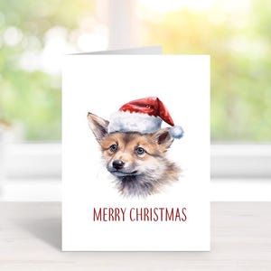 Cartes de Noël renard, renard, renards, cartes de Noël, cartes de vœux, lot de cartes de Noël, cartes renard, lot de cartes de vœux, aquarelle