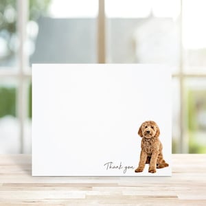 Cadeau Goldendoodle, amateur de Goldendoodle, papeterie Goldendoodle, cartes de correspondance personnalisées, ensemble de papeterie, cadeau pour amoureux des chiens