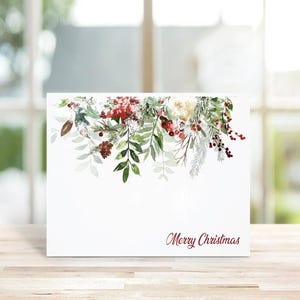 Cartes de Noël, Cartes de vœux, Aquarelle, Fait main, Jeu de cartes de Noël, Fait main, Joyeux Noël, Cartes de Noël aquarelles