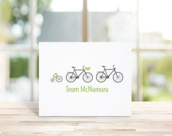 Baby Thank You Cards, Baby Shower, Bicycles, Tricycle, Baby Announcements, Thank You Cards, Baby Shower, New Baby, Birth Announcements