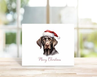 Dog Christmas Cards, Holiday Card Set, Dogs, Dog Stationery, Dog Cards, Christmas Cards Dogs,  German Shorthaired Pointer, Christmas Cards