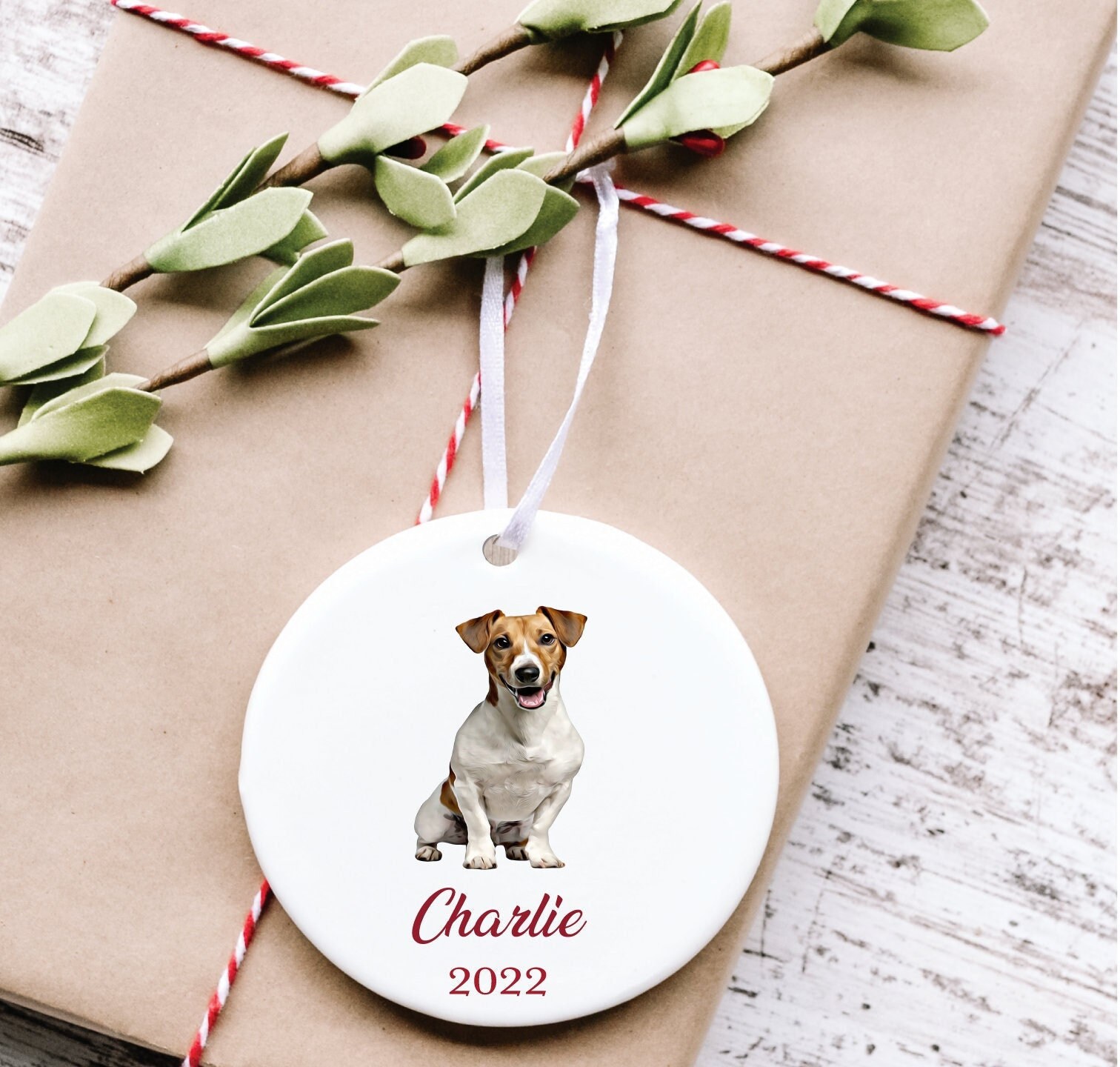 Jack Russell Ornament, Jack Russell, Christmas Ornament, German Shepherd, Christmas Ornament, Ornament for Pet Owner