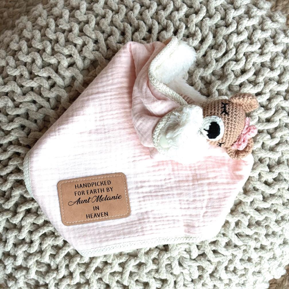 Memorial Baby Gift, Handpicked for Earth, Gift from Heaven, Guardian Angel Gift, Grandmother, Grandfather, Brother, Sister, Aunt, Uncle