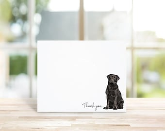 Lab Stationary - Labrador Retriever Stationery Set of 20 Flat Note ...