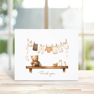 Cartes de remerciement baby shower, Bébé, Cartes de remerciement bébé, Cartes de remerciement, Bébé, Fille, Faire-parts garçon, Genre neutre