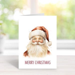 Santa Christmas Cards, Santa Claus, Christmas Cards, Holiday Cards, Santa, Christmas Card Sets, Traditional Santa, Rustic Christmas