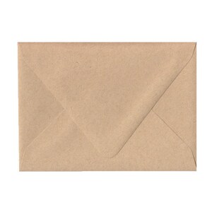 May include: A brown paper envelope with a flap.