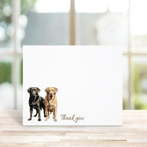 Labrador Retriever Cards, Yellow Lab, Chocolate Lab, Labrador Retriever Stationery, Personalized Note Cards, Stationery Set, Dog Lover Gift