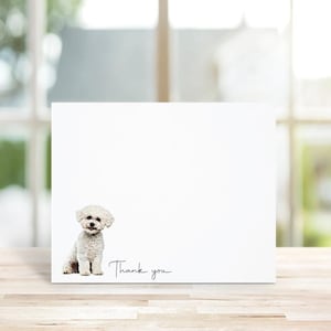 Bichon frisé, Cartes de correspondance Bichon Frise, Papeterie Bichon Frise, Cartes de correspondance personnalisées, Cartes de correspondance pour chien, Papeterie, Cadeau pour amoureux des chiens