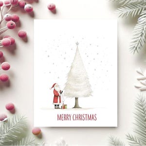 Santa Christmas Cards, Santa Claus, Christmas Cards, Holiday Cards, Santa, Christmas Card Sets, Traditional Santa, Rustic Christmas