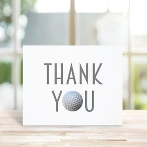 Cartes de remerciement, Cartes sur le thème du golf, Cartes de remerciement pour le golf, Amoureux du golf, Golf, Cartes de remerciement amusantes, Fait main, Événements de golf