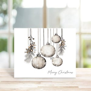 Christmas Cards, Christmas Tree, Watercolor Christmas Cards, Holiday Cards, Handmade, Rustic Christmas, Watercolor, Vintage, Christmas