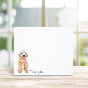 Goldendoodle Gift, Goldendoodle Lover, Goldendoodle Stationery, Personalized Note Cards, Stationery Set, Dog Lover Gift