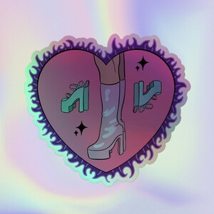 Naklejka holograficzna Cute Bootz
