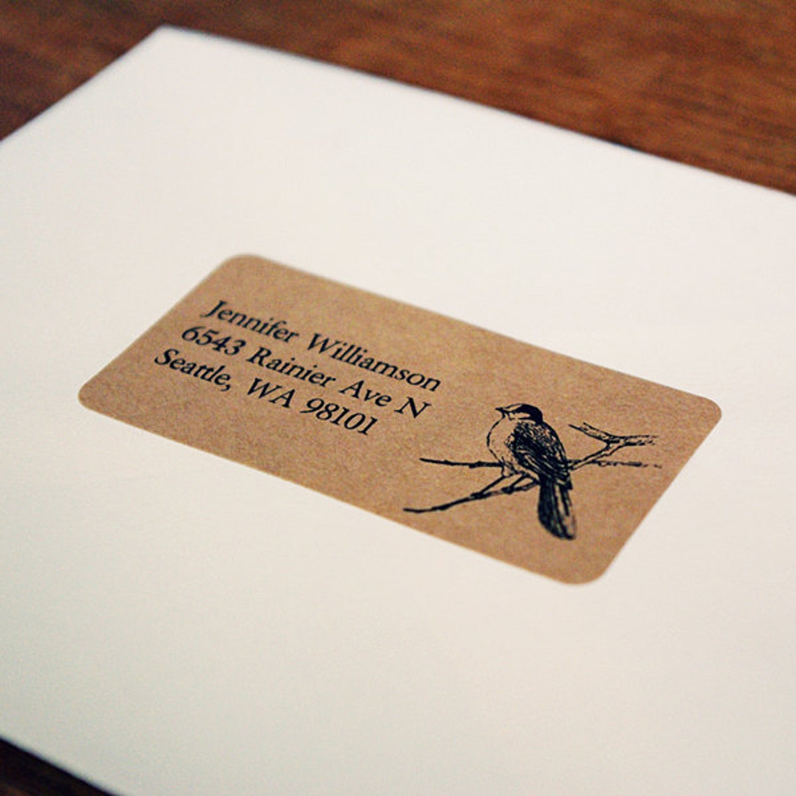 Bird Address Labels Return Address Label Custom Printed Etsy