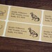 Custom Return Address Labels - DINOSAURS Set, Dinosaur Address Labels, T-Rex, Tyrannosaurus Rex, Pterodactyl, Gifts for Men