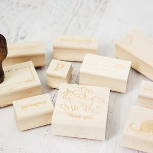 Custom Logo Stamp With Your Design, Custom Stamp for Small Business, Etsy Shop, Custom Rubber Stamp, Brand Stamp, Business Stamp, Wood Stamp image 10