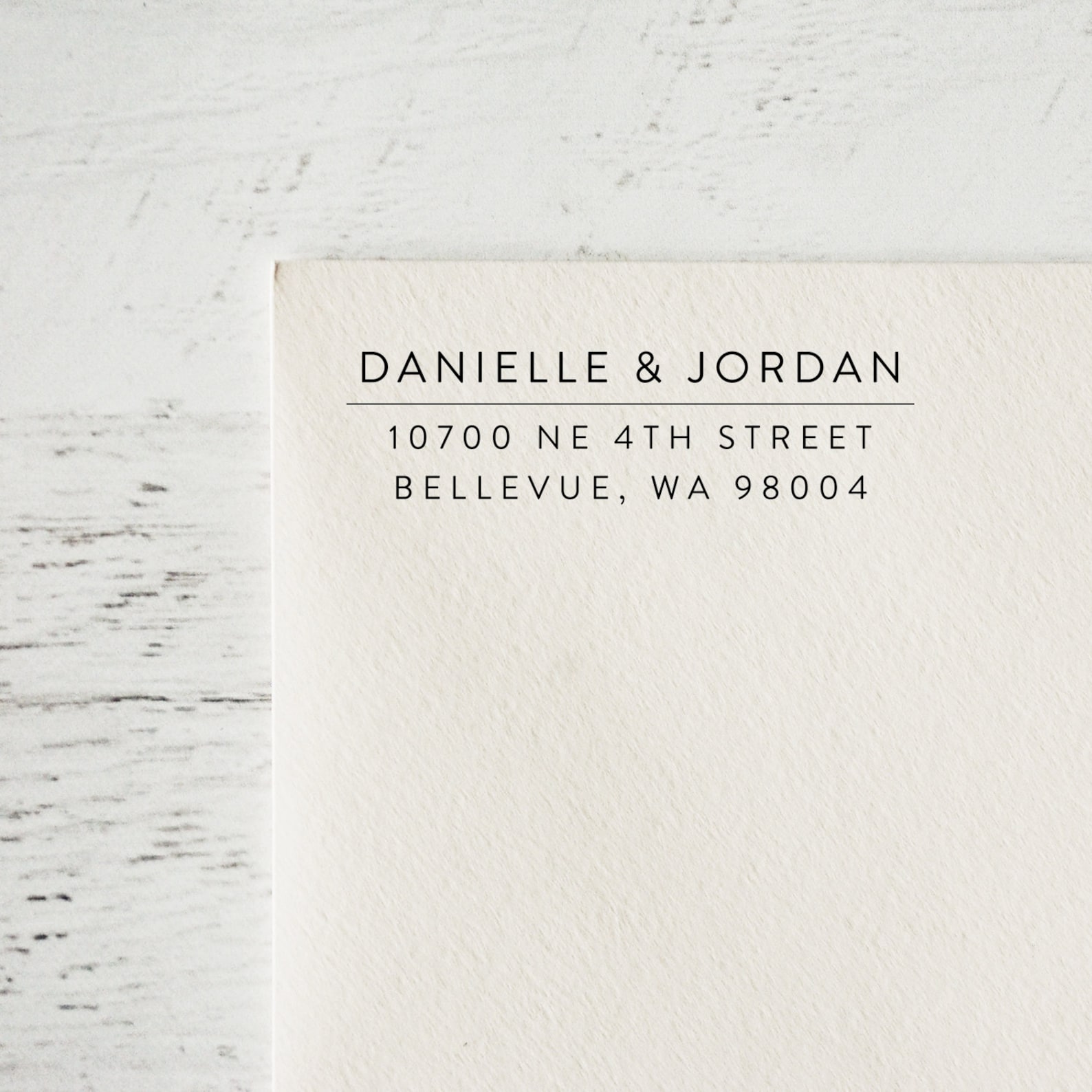 Return Address Stamp Self Inking Address Stamp Modern Stamp Etsy