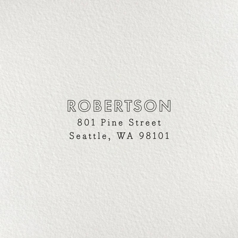 Return Address Stamp, Self Inking Address Stamp, Custom Stamp, Personalized Stamp, Wedding Stamp, Wood Stamp, Housewarming Gift | #93