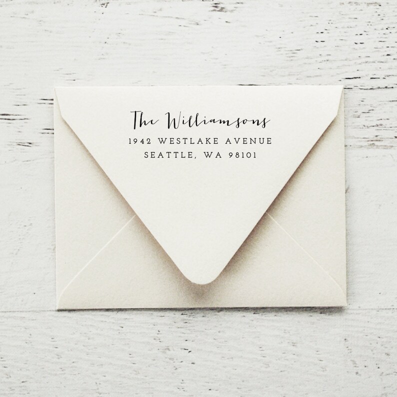 Personalized Stamp Self Inking Return Address Stamp Style #01 Wedding Stamp Self Inking Address Custom Stamp Housewarming Gift