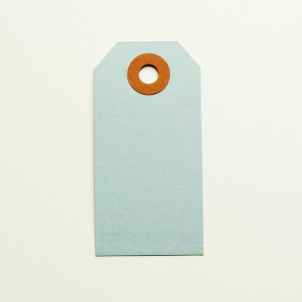 Blue Shipping Tags - Set of 25