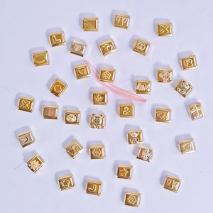 Gold Italian Charm Bracelet, Mystery Italian Charm Bracelet Gold, Italian Charms, Y2K Jewelry, Charm Bracelets, Bracelets for Women