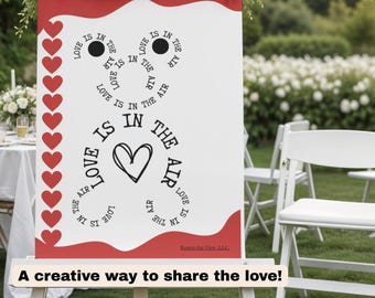 LOVE Brief DIY Geschenk: Bär Wortkunst, Schreibaufschlag (A4, Digital Download) Romantisch