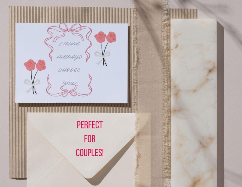 Valentine's Day Cards - Set of 3 for Husband Wife Romantic | Digital Download image 3