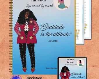 30-Tage Dankbarkeits-Journal | Christliche Frauen, Affirmationen (Digitaler Download) 2026