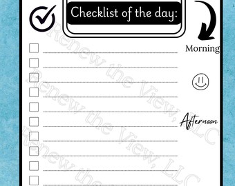 Checkliste Vorlage: Minimalistisches Design | Aufgaben Tracker 2026 (Digitaler Download)