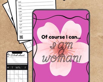 Inspirierender Frauen-Planer: Affirmationen & Ziele Tracker 2026 Inspirational (Digitaler Download)
